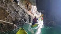 Guided kayaking trip exploring the secrets of the Tenby coastline