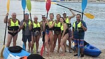 Kayaking and snorkeling trip,free drinks on the island and photo