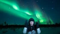 ROVANIEMI Unlimited Range Northern Lights Hunt with VIP Van