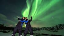 Northern Lights Minibus Chase – Small Group Tour with Free Photos