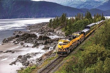 Alaska Railroad Anchorage to Seward Round-Trip Same Day Return