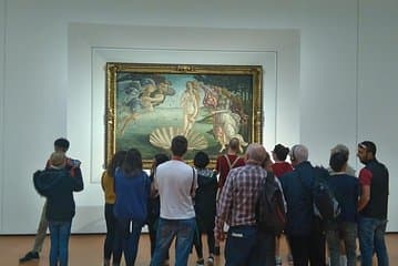 סיור קבוצתי קטן בגלריית uffizi עם מדריך