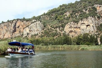 שיט נהר דליאן, חוף הצבים ואמבטיות הבוץ ממרמריס