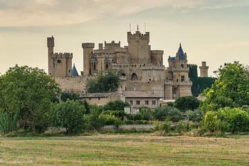 Royal Palace of Olite and Ujue from Pamplona