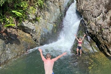 Half-Day Yunque Rainforest Waterslide & rope swing Guided Tour 