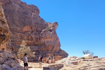 סיור פרטי בכניסה האחורית לפטרה עם מדריך.