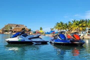 4-Hour Guided Jet Ski Tour to Secret Beach, San Pedro, Belize