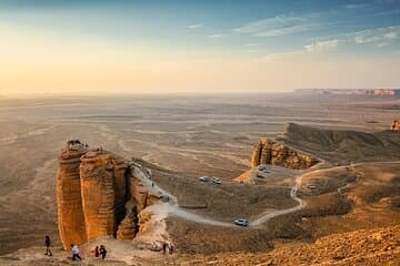 Edge of The World Riyadh with Camel Ride ,Bat Cave Visit & Dinner