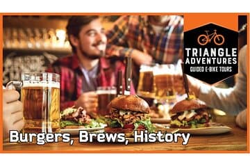 Raleigh Guided E-Bike Tour: Burgers, Cocktails, and History
