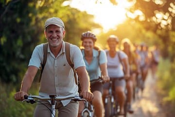 Private bike tour to Leipzig New Lakeland with certified guide