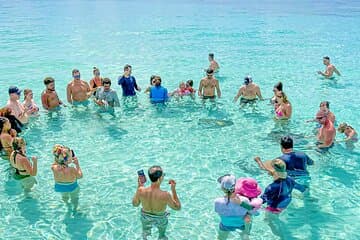FUN family tour StingrayCity Sandbar,Coral Garden Starfish Beach 
