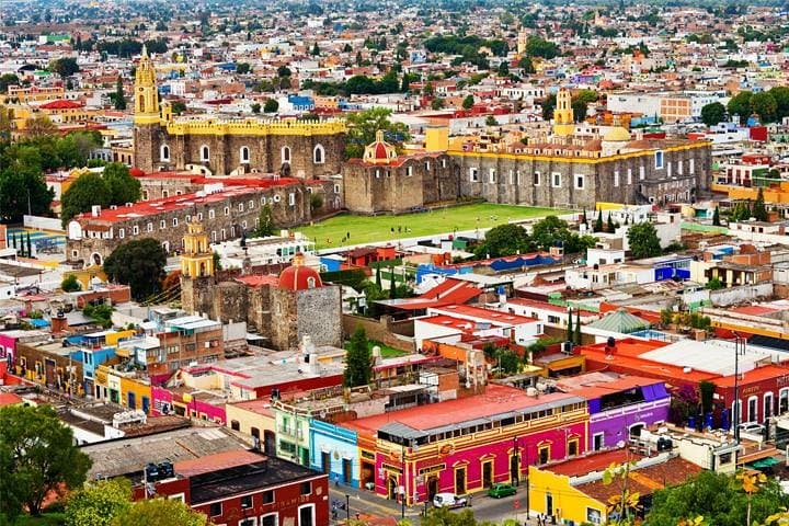 Puebla, Cholula & Tonantzintla Day Trip with Optional Lunch