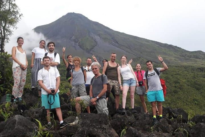 La Fortuna Waterfall, Arenal Volcano Hike & Hot Springs Tour