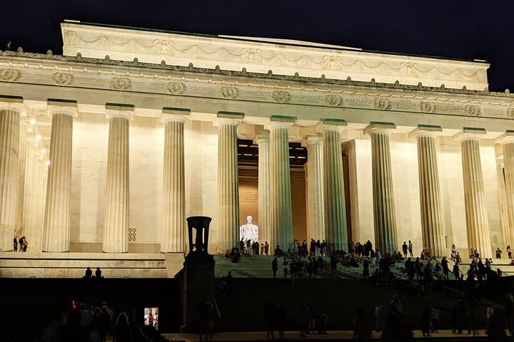 DC Memorials Night Tour: Glass-Roof Convertible Upgrade Option