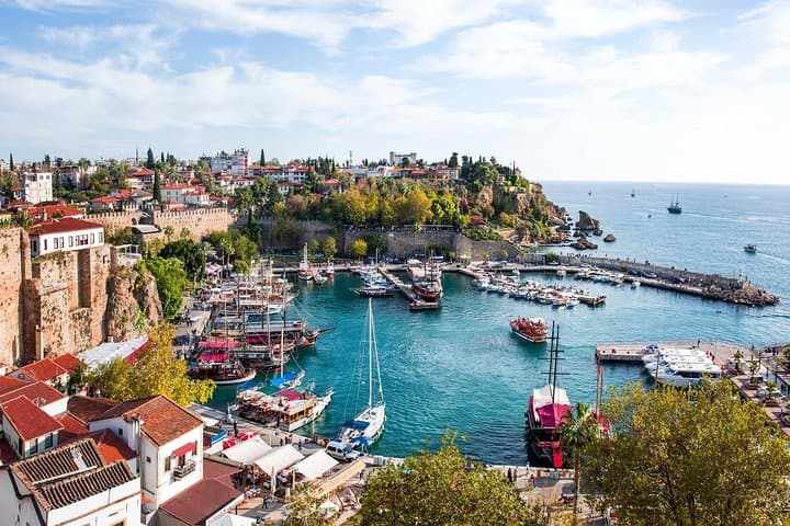 Antalya: City Tour with Boat Trip, Old Town & Waterfalls