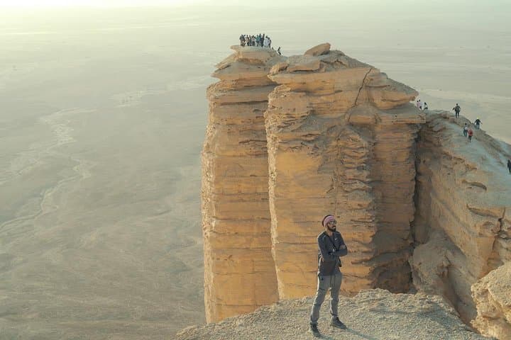 Edge of the World with 4x4 vehicle, camels, Dinner and stargazing
