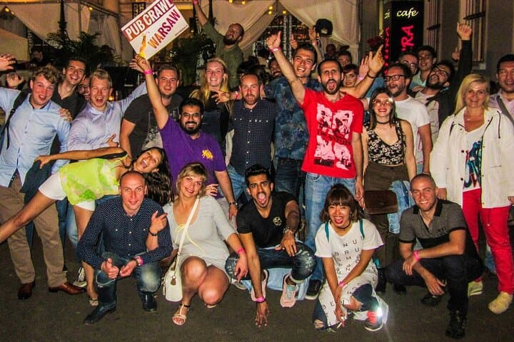 #1 Pub Crawl Warsaw with Optional Premium 1 Hour Open Bar
