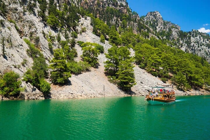 Green Canyon Boat Trip with Lunch and Drinks From Antalya