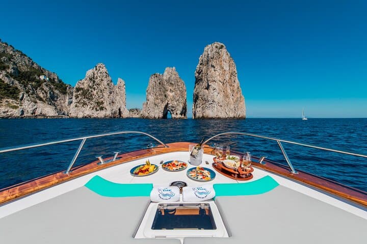 Capri Private Boat Tour from Sorrento, Positano or Naples