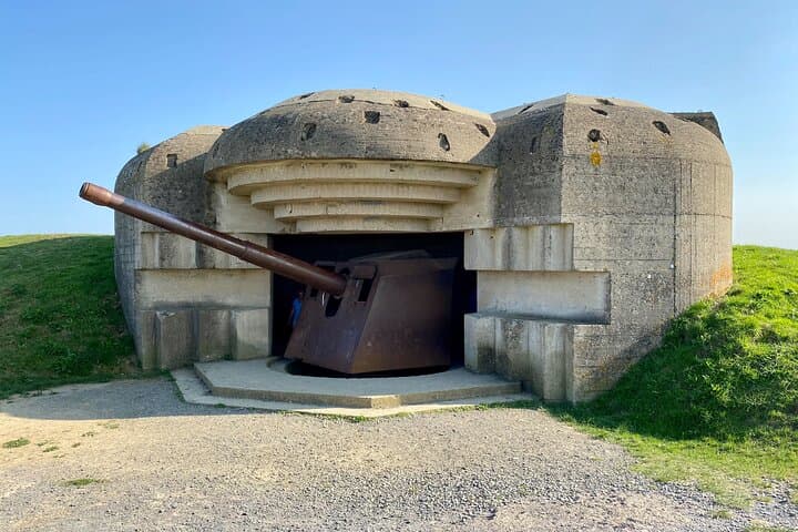 סיור חצי יום בחופי נורמנדי האמריקאיים והבריטים מבהייה