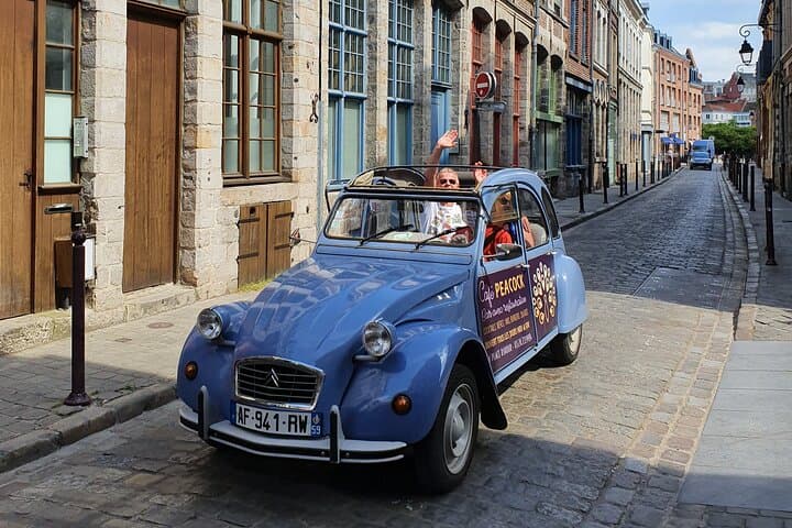 סיור ייחודי בליל ברכב 2CV המתקפל - שעה אחת