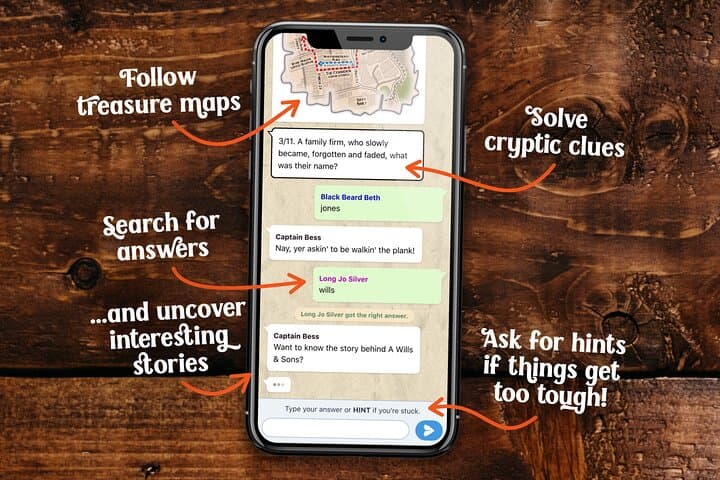 חיפוש אוצר מהנה וגמיש סביב מנצ'סטר עם רמזים מיסתוריים ואוצרות חבויים
