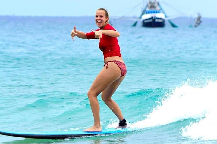 Rainbow Beach: Surf Lesson Safari & Beach 4WD Double Island Point