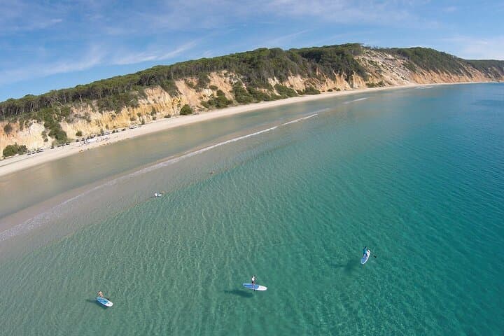 Rainbow Beach: Stand Up Paddle Board 4x4 Tour Double Island Point