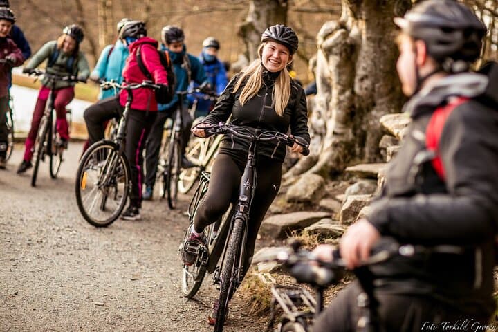 Guided EL-Bike tour in the city of Haugesund and Rising Tides
