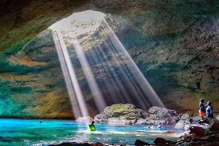 סיור מלא של הר געש יאסור כולל מערת הכחול