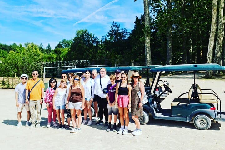 Versailles Golfcart & Bike Guided Tour: Gardens Hamlet Fountains 