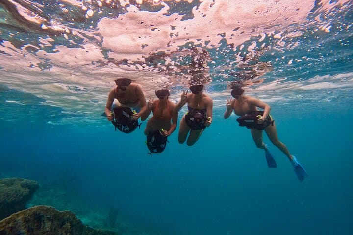 סיור בסקוטר ימי ידידותי לסביבה עם צבי ברארוטונגה