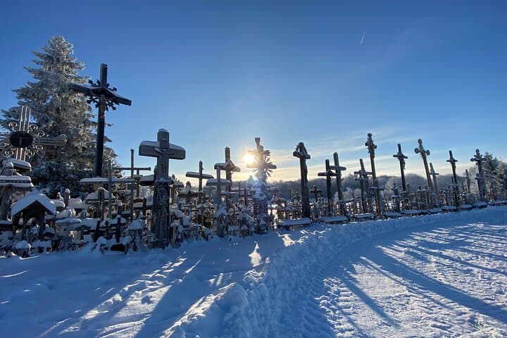 From Riga: Hill of Crosses & Jelgava Highlights
