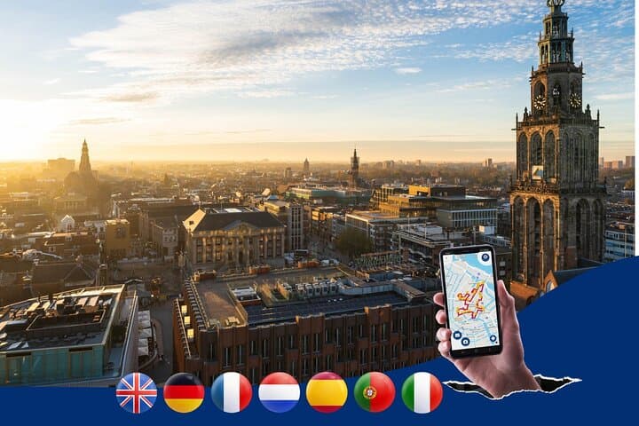 Groningen: City Walk with Audioguide in 7 Languages on your Phone