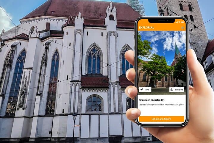 סיור הליכה עצמאי של אוצרות ואטרקציות באוגסבורג