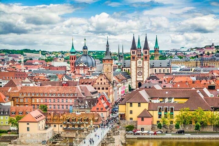 סיור פרטי בטירה או במעון או בעיר של וורצבורג על דרך הרומנטיקה