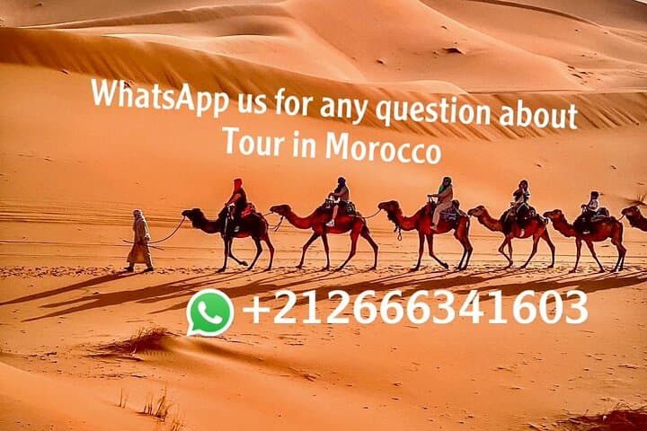 1 night Camel Treking in Merzouga Desert Luxury Camp