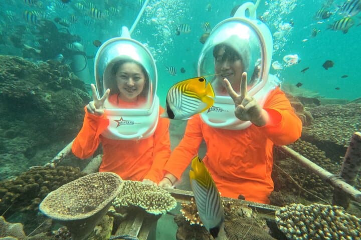 חוויה של Sea Walker בבאלי