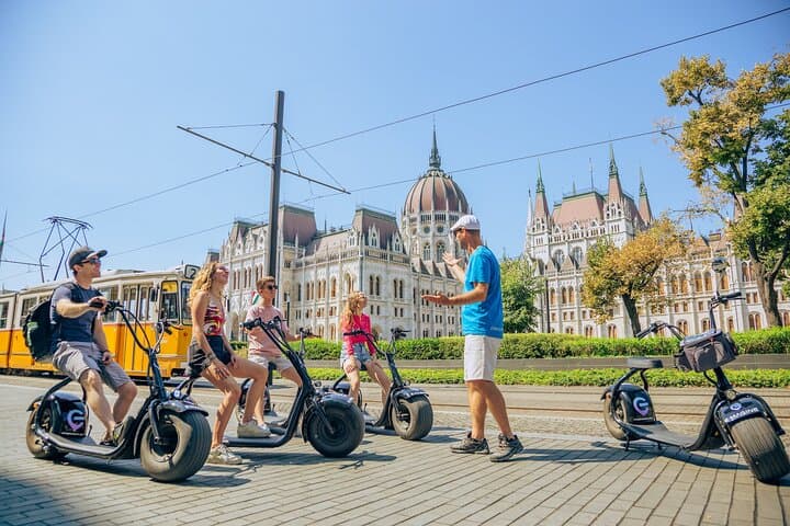 Budapest Small-Group Guided Tour on MonsteRoller e-Scooter