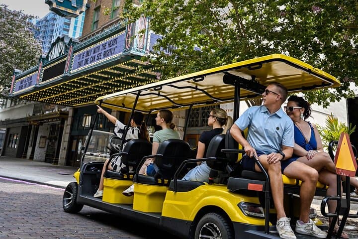 Locally-Guided Tampa Sightseeing Tour in Street-Legal Golf Cart