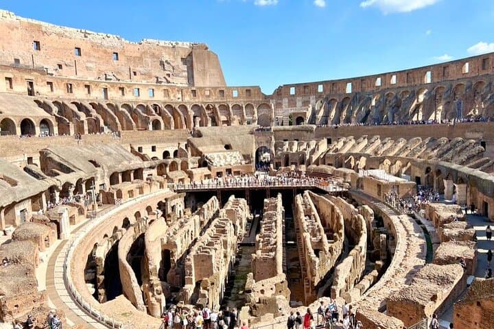 Rome: Colosseum with Arena, Roman Forum and Palatine Guided Tour