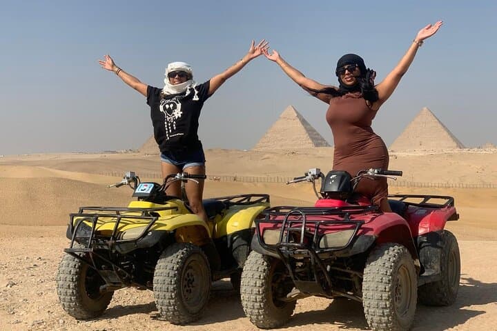 Pyramids Sphinx Camel ATV Bike Shopping and Nile Dinner Cruise