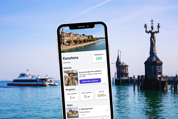 משחק חקר קונסטנץ וסיור בעיר בטלפון שלך