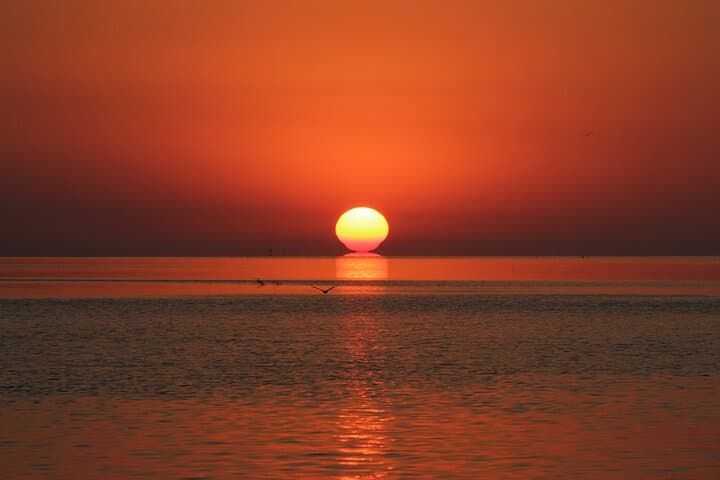 שיט אקולוגי של שעתיים בשקיעה