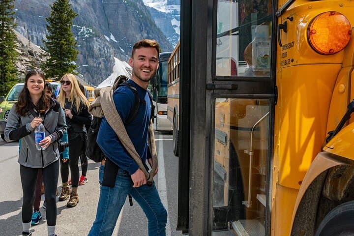 אוטובוס בנף - קפיצה ועלייה