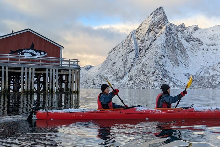 3 Hours Winter Kayak in Reine Fjord 