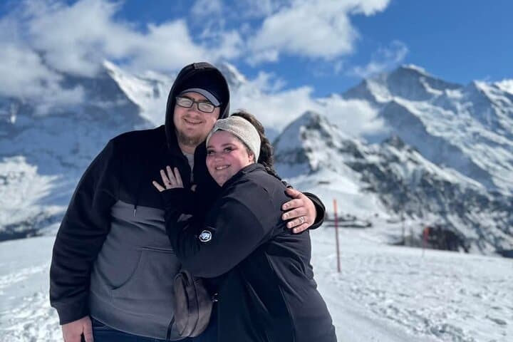 גבינה ושוקולד על פסגת הר