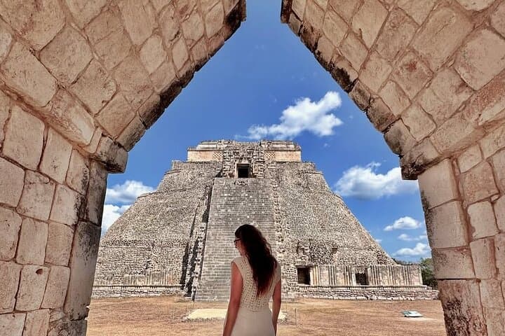 Merida : Guided tour of Uxmal, Kabah and Cenote with Lunch