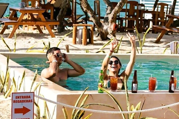 Progress Cocoloba V.I.P open bar and food included Beach club