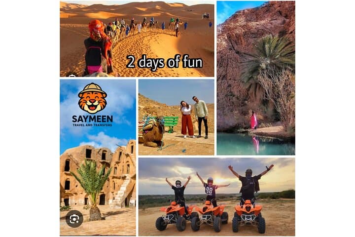 2 Days Guided IN TUNISIAN Sahara BY SAYMEEN VIP TOURS